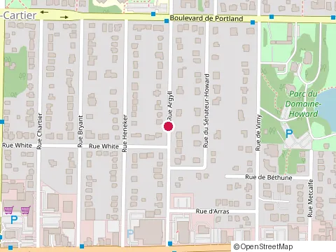 Location of Construction Mani-Max Inc at 118 Rue Argyle # 1, Sherbrooke
