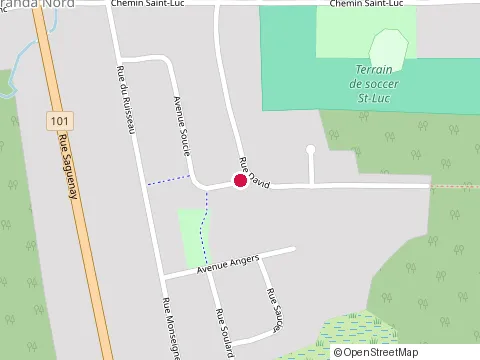 Location of Construction Marcel Pepin at 2794 David Rue, Rouyn-Noranda