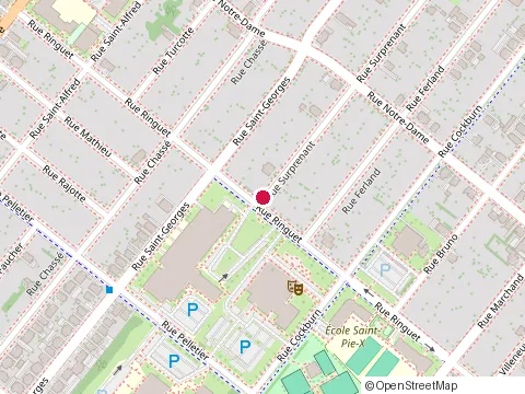 Location of Construction Marcel Provencher Ltée at 535 Rue Surprenant, Drummondville