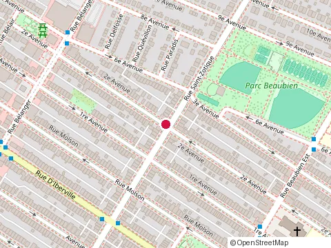 Location of Construction Marcil S at 6875 2E Av, Montréal