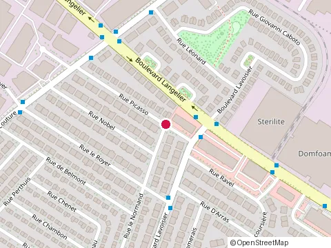 Location of Construction Marel at 9064 Rue Picasso, Saint-Léonard