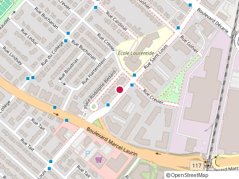 Location of Construction Marton at 1700 Rue Saint-Louis, Montréal