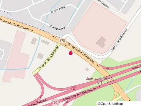 Location of Construction Matech at 2345 boulevard du Royaume, Jonquière