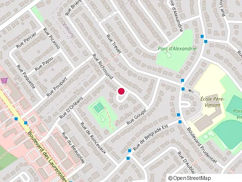 Location of Construction Maurice Bourgeois et Fils Inc at 2302 Rue Richmond, Laval