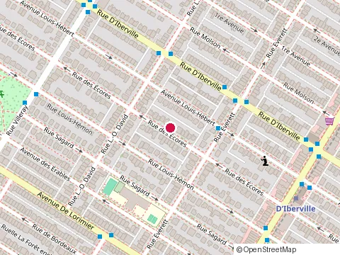 Location of Construction Max Tech at 7409 Rue des Écores, Montréal