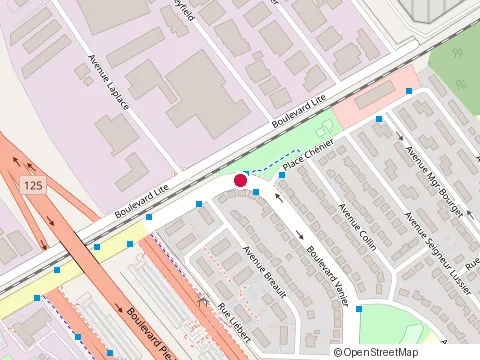 Location of Construction Maxsam at 1194 boulevard Vanier, Laval