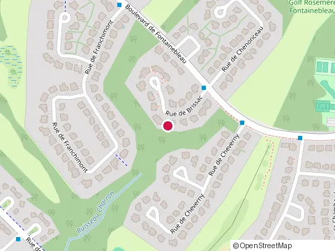 Location of Construction Mb4 at 187 boulevard de Fontainebleau, Blainville