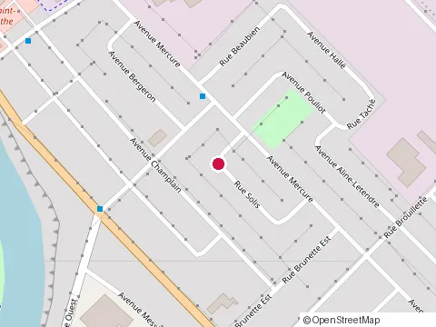 Location of Construction Mg1 at 15915 Rue Solis, Saint-Hyacinthe