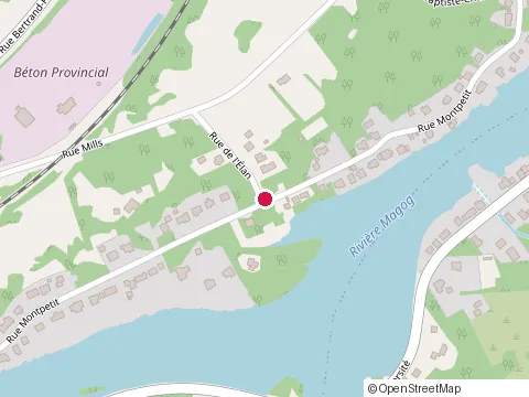 Location of Construction Michel Castonguay at 5461 Rue Montpetit, Sherbrooke
