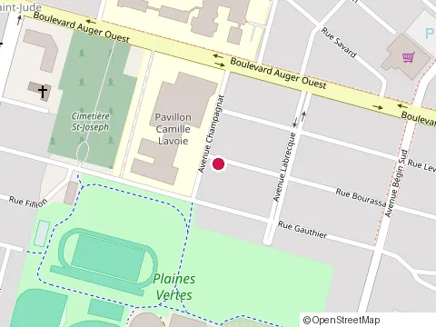 Location of Construction Michel Ouellet at 595 avenue des Metiers, Alma
