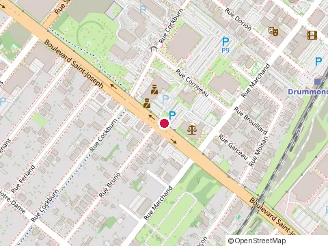 Location of Construction Mikael Hébert at 1639 boulevard Saint-Joseph, Drummondville