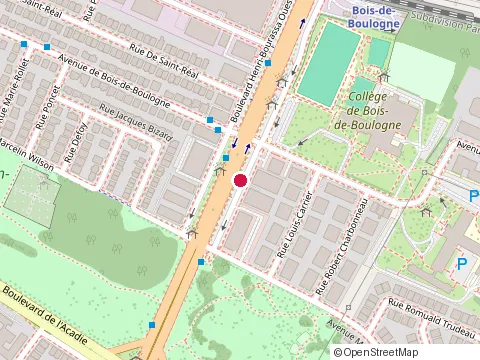 Location of Construction Miraflore at 612-1550 boulevard Henri-Bourassa O, Montréal