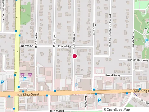 Location of Construction Mmd Inc. at 108 Rue Heneker, Sherbrooke