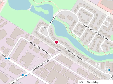Location of Construction Montclair at 10365 promenade des Riverains, Anjou