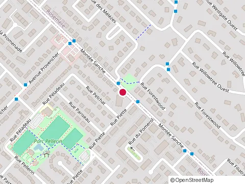 Location of Construction N. Faucher at 305, Montée Sanche, Boisbriand