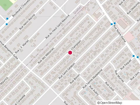 Location of Construction Nault Inc. at 1449 Rue Champlain, L'Ancienne-Lorette