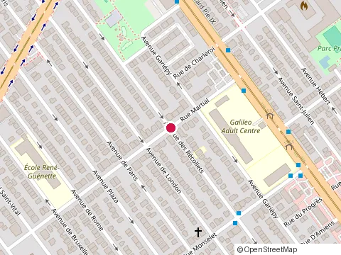 Location of Construction Nazar at 10932 avenue des Recollets, Montreal-Nord