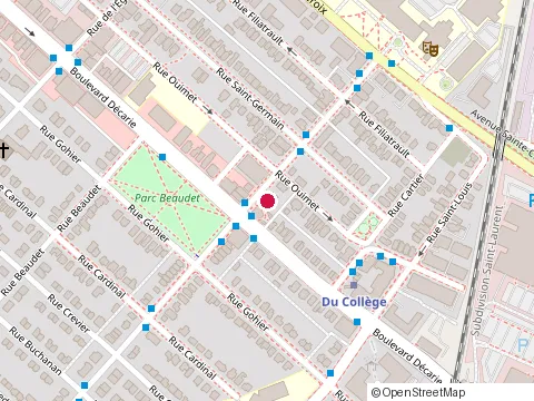 Location of Construction Nc at 1478 Rue du Collège, Saint-Laurent