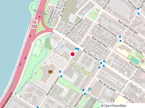 Location of Construction Nirec at 420 Rue Saint-Laurent, La Prairie