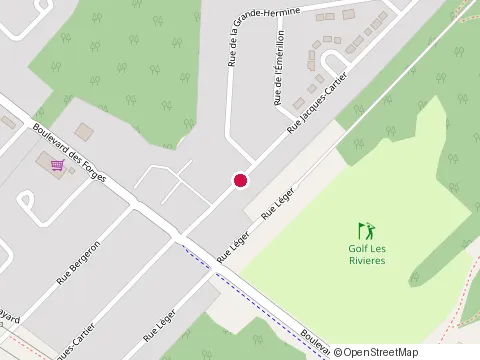 Location of Construction Normand Couture at 1180 Jacques-Cartier Rue, Trois-Rivières
