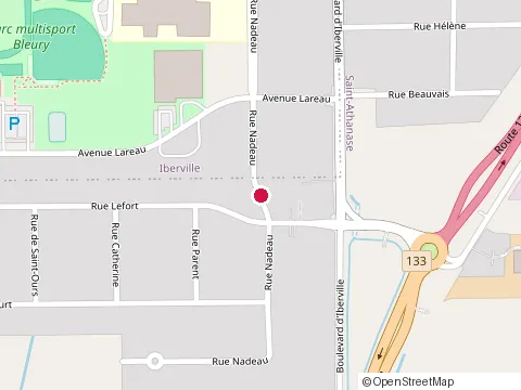 Location of Construction Nrd Filion at 1215 Rue Nadeau, Saint-Jean-sur-Richelieu