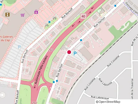 Location of Construction Odegam at 328 Rue Vachon, Trois-Rivières