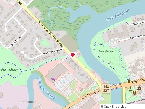 Location of Construction Olivier Martel Inc at 35 Avenue de la Providence, Lachute