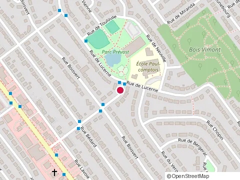 Location of Construction Option Design at 1405 Eslemere, Laval