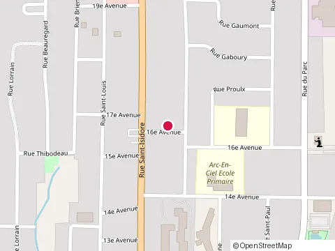 Location of Construction Ouellette & Lepine Inc at 283 16E Av, Saint-Lin-Laurentides
