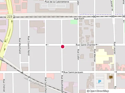 Location of Construction P.A.l. Roy Inc at 221 Rue Bouthillier N, Saint-Jean-sur-Richelieu