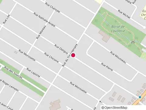 Location of Construction Parallex Inc. at 201 Rue Ostiguy, Lavaltrie