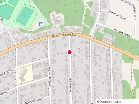Location of Construction Pascal Grenier at 94 16E Av, Magog