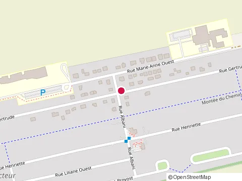 Location of Construction Pascal Rognon at 2211 Rue Gertrude, Carignan
