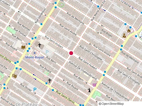 Location of Construction Pcfp Inc at 4232 Rue St-Hubert, Montréal