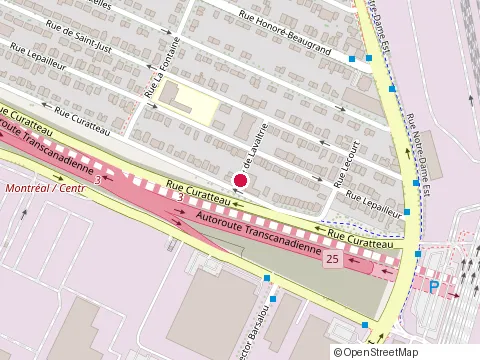 Location of Construction Planex Inc at 7700 de Lavaltrie Street, Montréal