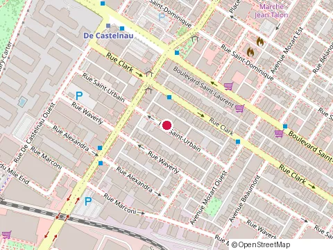 Location of Construction Premium Inc at 7130 Rue Saint-Urbain, Montréal