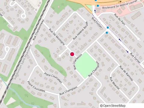 Location of Construction Prodeck Inc. at 264 Rue de Montigny, Mont-Saint-Hilaire