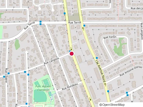 Location of Construction Projectum Inc. at 1520 Rue Lee-Langlois, Sherbrooke