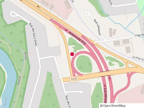 Location of Construction Projetco Inc. at 282 Rue des Eaux-Vives, Saint-Jérôme