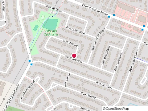 Location of Construction R.d.O Inc at 2611 Rue Daudet, Mascouche