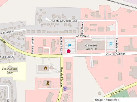Location of Construction Ray Inc at 1574 Chem. Sullivan, Val-d'Or