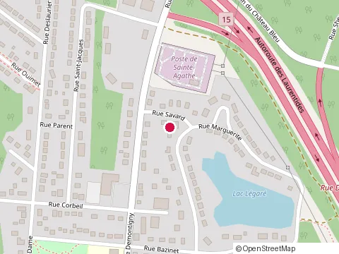 Location of Construction Relisa Ltee at 134 Rue Marguerite, Sainte-Agathe-des-Monts