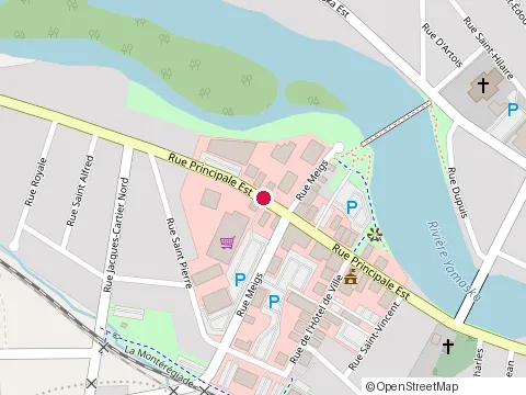 Location of Construction Rene Choquette at 76 Rue Principale E, Farnham