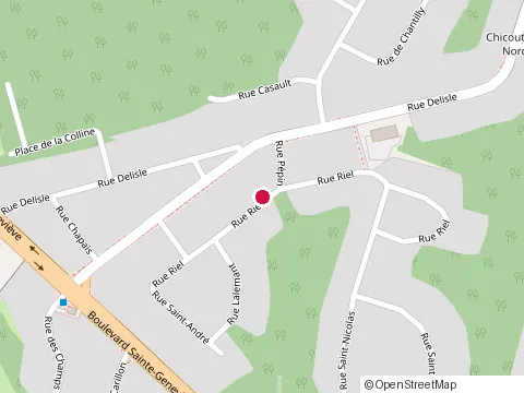 Location of Construction Réno-Style at 209 Rue Riel, Chicoutimi