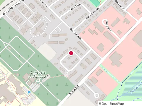 Location of Construction Renovation at 9249 7106 Inc. du Rue du Bourgeois 320, Rimouski