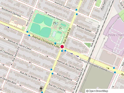 Location of Construction Rénovation Dix Étoiles at 8222-1400 Rue Sauvé O, Montréal
