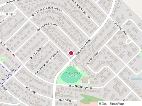 Location of Construction Renovation Francis St-Pierre at 111 Rue Alfred-Fortin, Rivière-du-Loup
