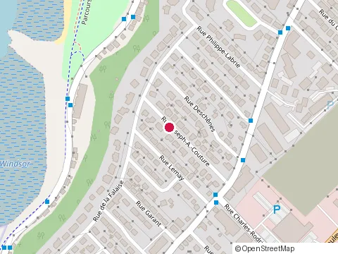 Location of Construction Rénovation J.M.l at 445 Rue Amyot, Lévis