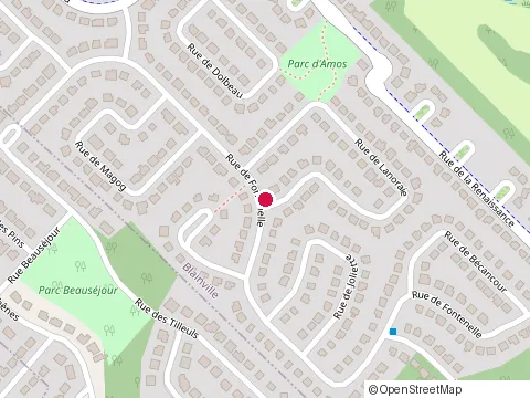 Location of Construction Rénovation Lartek Inc at 101 Rue de Fontenelle, Blainville