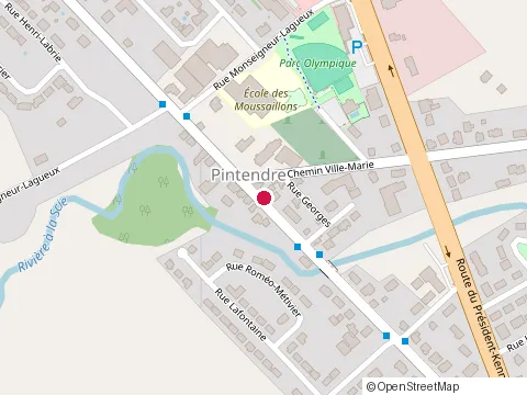 Location of Construction Renovation Mapa at 810 chemin Pintendre, Lévis